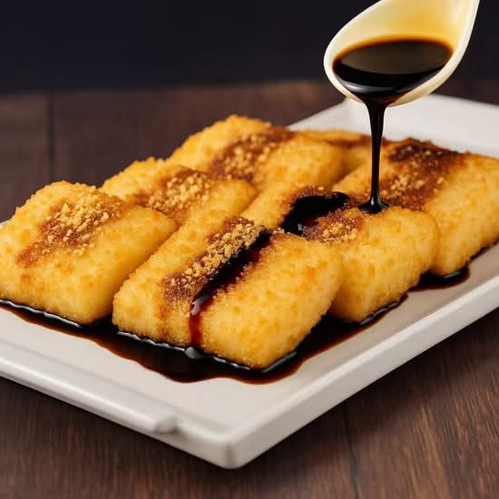 S16红糖糍粑 / Fried Rice Cake With Brown Sugar Sauce